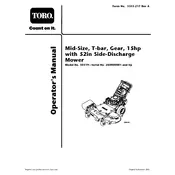 Toro 52-inch 30319 Mower manual cover