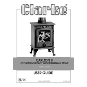 Clarke 6909897 Carlton 3 Eco-Desgin Ready Woodburning Stove manual cover