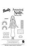 Barbie Mattel Amazing Nails 53380 Toy manual cover