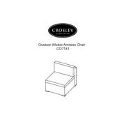 Crosley CO7141 Chair manual cover