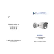 Grandstream GSC3615 Camera manual cover