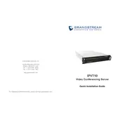 Grandstream IPVT10 Server manual cover