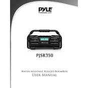 Pyle PJSR350OR Speaker manual cover