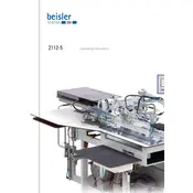 Dürkopp Adler Beisler 2112-5 Sewing Machine manual cover