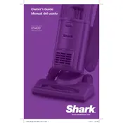 Shark UV400 Vacuum manual cover