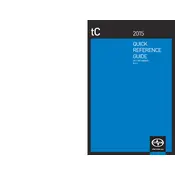 Scion tC 2015 Coupe manual cover