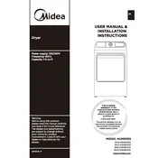 Midea MLE45N3BWW Washing Machine manual cover