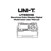 UNI-T UT8804E Oscilloscope manual cover