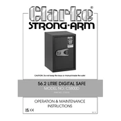 Clarke 7710121 CS800D Strong-Arm 56.2 Litre Digital manual cover