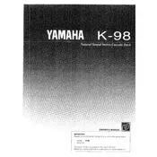 Yamaha K-98 Cassette Deck manual cover