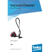 Beko VCM 7180 P manual cover