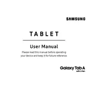 Samsung Galaxy Tab A 9.7 Wi-Fi & S-Pen SM-P550NZAAXAR Tablet manual cover