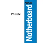 ASUS P5GD2 Motherboard manual cover