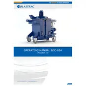 Blastrac BDC-654 Dust Collector manual cover