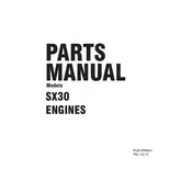 Subaru SX30 Engine manual cover