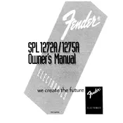 Fender SPL 1275A Speaker manual cover