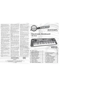 Bontempi 15 4920 Electronic Keyboard manual cover