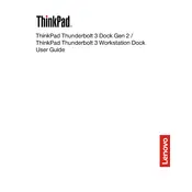 Lenovo ThinkPad Thunderbolt 3 Gen 2 Dock manual cover