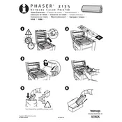 Xerox Tektronix Phaser 2135 Installing Toner Cartridge Printer manual cover