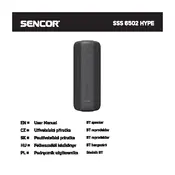 Sencor SSS 6502 HYPE Speaker manual cover