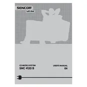 Sencor SMC 4120 B Audio System manual cover