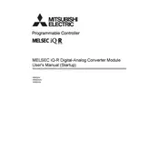 Mitsubishi R60DA4 Analog-Digital Converter manual cover