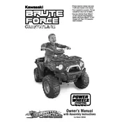 Power Wheels Mattel Brute Force Camo R8548 Toy manual cover