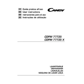 Candy CDPM 77735X manual cover