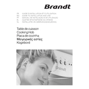 Brandt TI820BT1 Hob manual cover