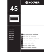 Hoover HSO450 SV manual cover