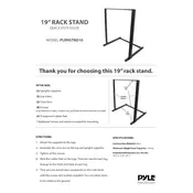 Pyle PLRSTND10 Rack Stand manual cover