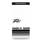 Peavey Mark IV Mixer manual cover