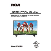 RCA RTC3280 TV manual cover