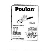 Poulan Pro 1420-14-inch Chainsaw manual cover