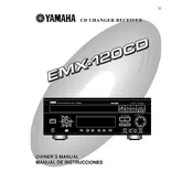 Yamaha EMX-120CD Receiver manual cover