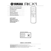 Yamaha RK X1 Remote Control manual cover