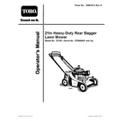 Toro 21-inch 22192 Mower manual cover