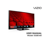 Vizio E320i-A0 TV manual cover