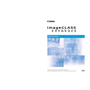 Canon imageCLASS D320 manual cover