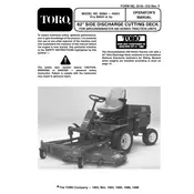 Toro Groundsmaster 62-inch 30564 Tractor manual cover