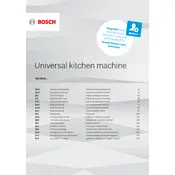 Bosch Universal MUM59N26CB Kitchen Machine manual cover