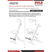 Pyle PKST70 Stool manual cover