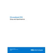 Dell Chromebook 3110 Laptop manual cover