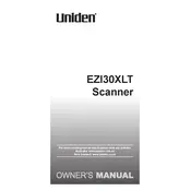 Uniden EZI30XLT Scanner manual cover