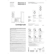 Cambridge Audio Aeromax 2 Speaker manual cover