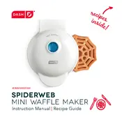 Dash DMWW001SW Spiderweb Mini Waffle Maker manual cover