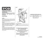 Ryobi P320VN Nailer manual cover