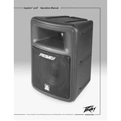 Peavey Impulse 100P Speaker Operations manual cover