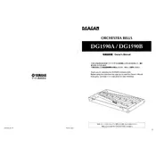 Yamaha Deagan DG1590A Percussion manual cover