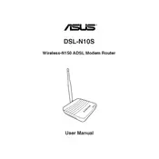 ASUS DSL-N10S-B Router manual cover